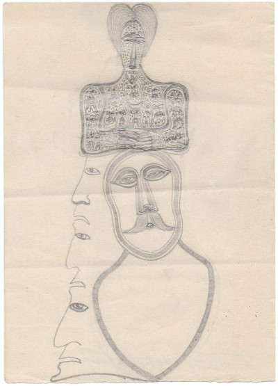 untitled (5 figures) - © christian berst — art brut