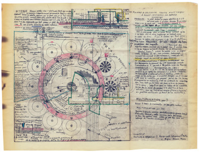 untitled (machine à calculer toute électrique) - © christian berst — art brut