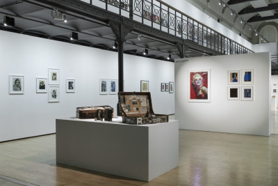 exhibition view of *photo brut #2*, le botanique, brussels, 2022-2023 - © &copy; Luk Vander Plaetse, christian berst — art brut