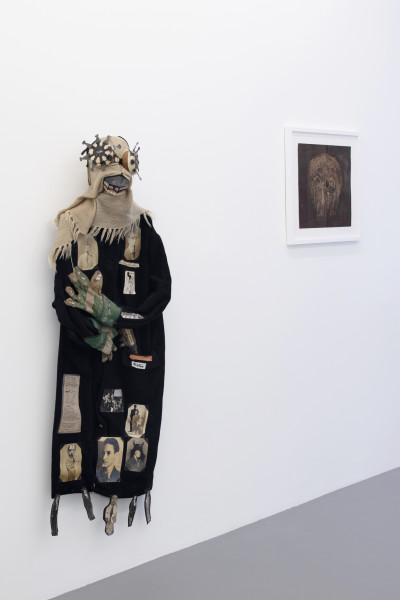 exhibition view of *monster* curator : Nancy Huston, the bridge by christian berst, Paris, 2021 - © christian berst — art brut