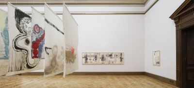 view of the exhibition *fragilities*, Rudolfinum Gallery, Prague, 2022 - © &copy; Galerie Rudolfinum, photo : Martin Pol&agrave;k, christian berst — art brut