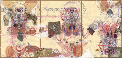 sans titre (triptyque) - © christian berst — art brut