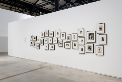 Exhibition view of *Photo Brut, Bruno Decharme & compagnie collection*, Mécanique Générale, Arles, 2019 - © &copy; Bruno Decharme &amp; compagnie collection, christian berst — art brut