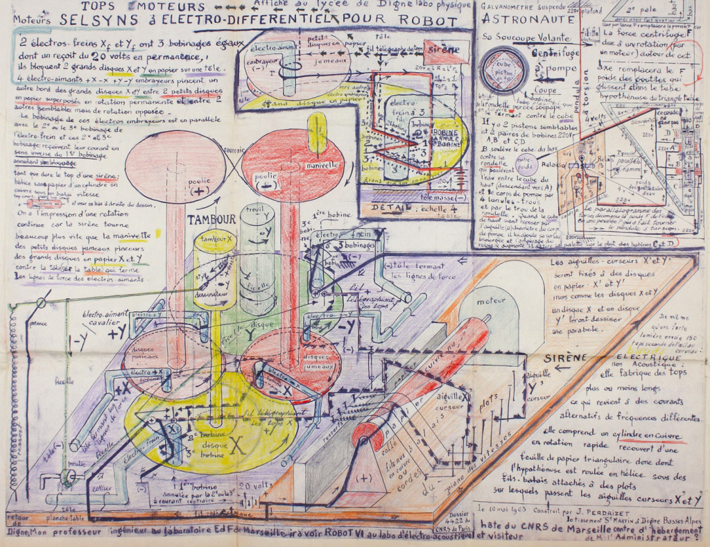 Anatomie de l&#8217;automate  - © christian berst — art brut