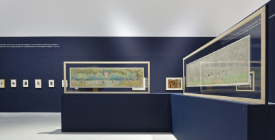 exhibition view of * l'énigme autodidacte*, Musée d'Art Moderne et Contemporain, Saint-Etienne, 2022 - © Ⓒ C. Cauvet / MAMC+, christian berst — art brut