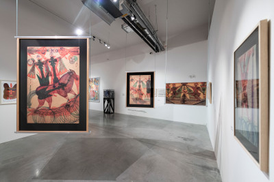 exhibition view of *POWER(LESS)*, curator : Terezie Zemánková, DOX, Prague, 2022 - © &copy;DOX, Jan Slavík, christian berst — art brut