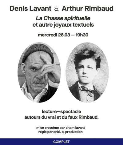 denis lavant & arthur rimbaud - © christian berst — art brut