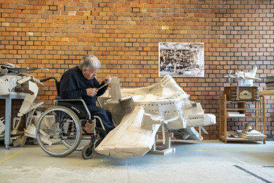 Julius Bockelt, Hans-Jörg Georgi, Julia Krauser-Harder & Joseph Lambert’s work at l’Atlas - © christian berst — art brut