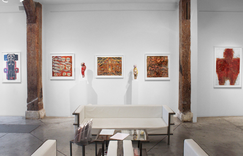Exhibition view of *Michel Nedjar : momentum*, christian berst art brut, Paris, 2014 - © &copy;christian berst art brut, christian berst — art brut