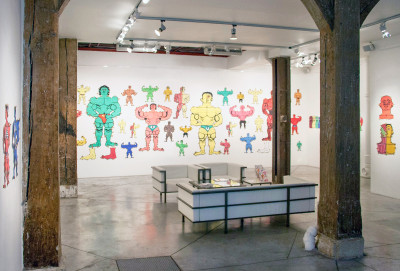 Exhibition view of *Fuerza Cubana : Misleidys Castillo Pedroso & Daldo Marte*, christian berst art brut, Paris, 2016 - © &copy;christian berst art brut, christian berst — art brut
