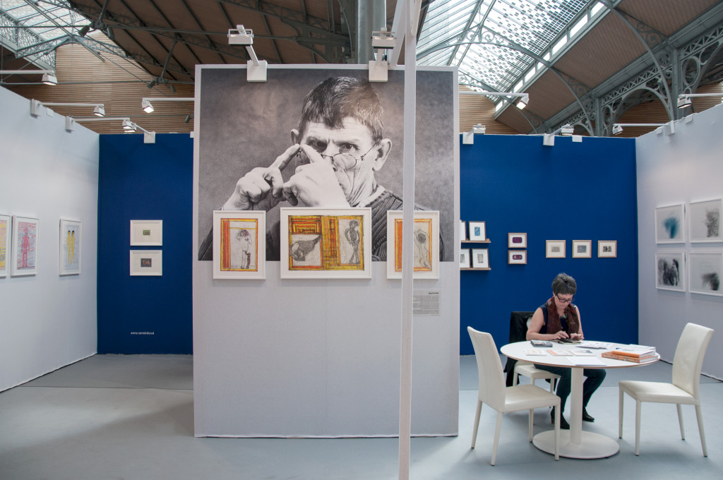 christian berst art brut booth, *drawing now art fair*, le carreau du temple, paris, 2019. - © christian berst art brut, christian berst — art brut