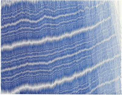 julius bockelt, *sans titre*, 2019. encre sur papier, 24 x 30.5 cm. - © christian berst art brut, christian berst — art brut