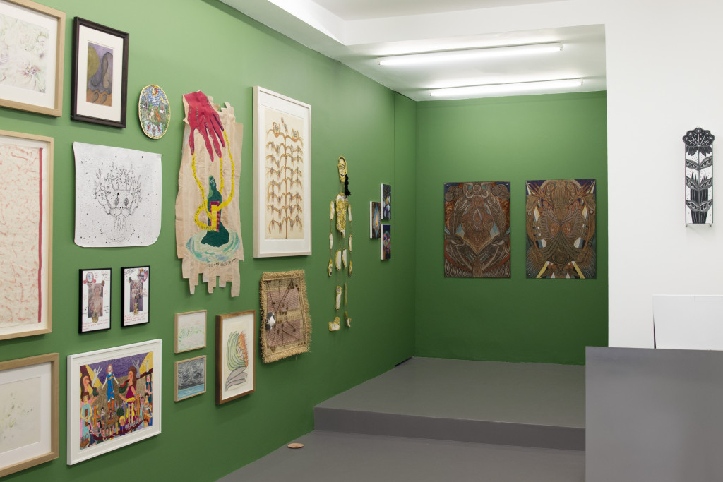 exhibition view of *dreaming the dark* curator : Julie Crenn, the bridge by christian berst, Paris, 2022 - © &copy; christian berst art brut, christian berst — art brut