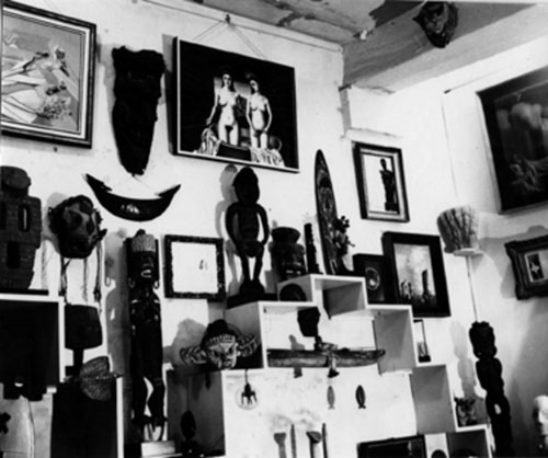 view of the Gradiva gallery held by André Breton, 1937 - © christian berst — art brut