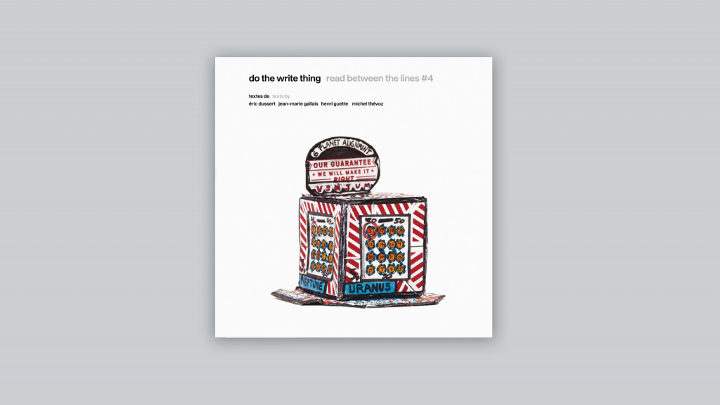 do the write thing 4 - © christian berst — art brut