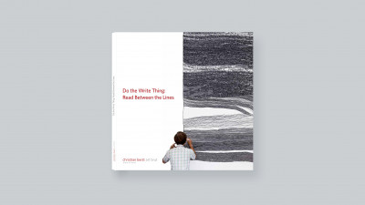 Do the Write Thing : Read Between the Lines - © christian berst — art brut